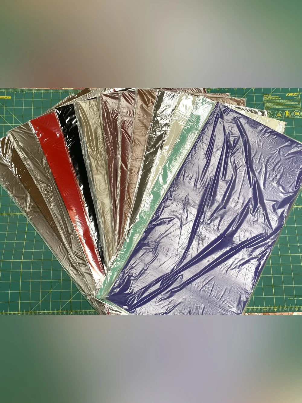 NWT Lot of 13 Laserable Leatherette Sheets Assorted Color Bundle